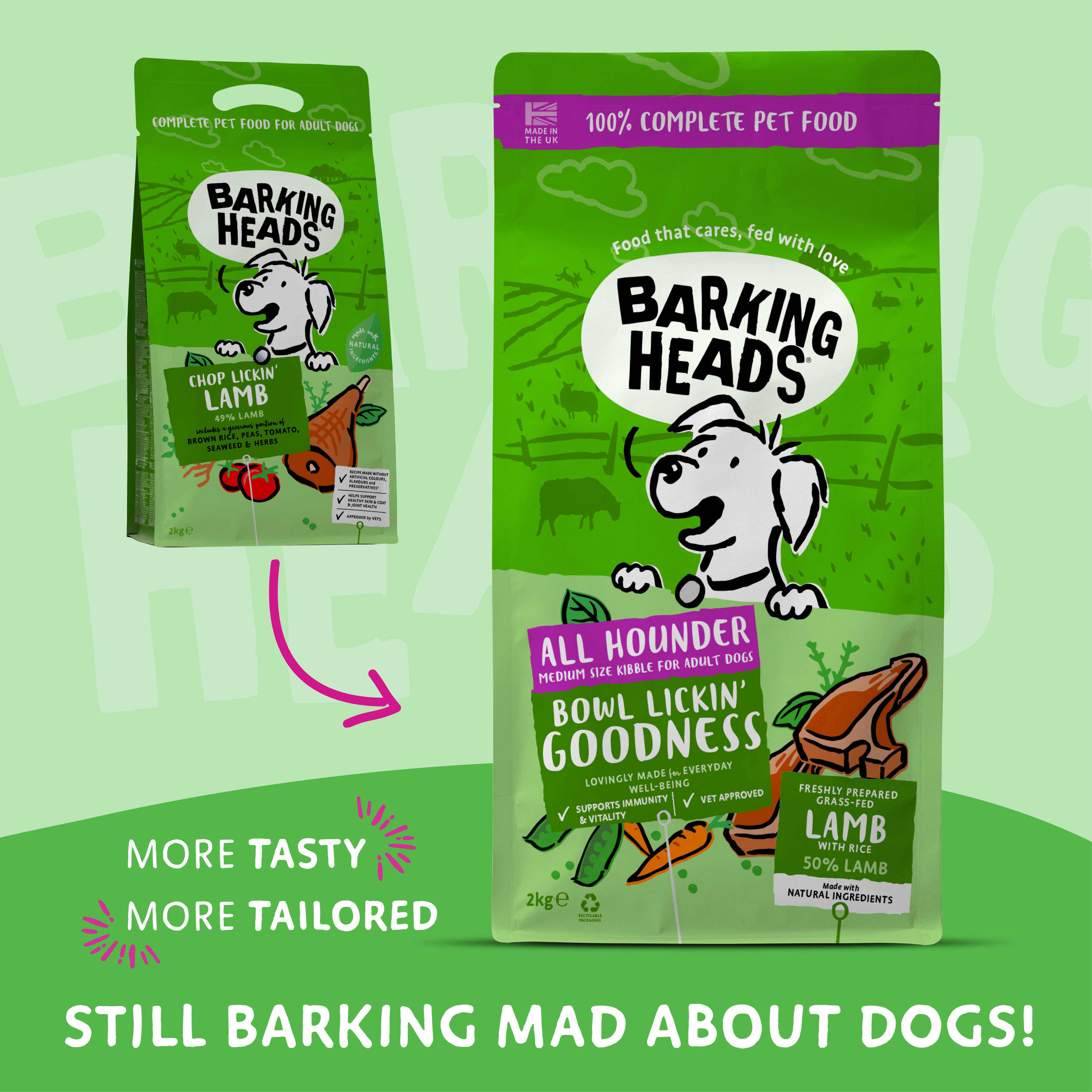 Barking deals heads 2kg